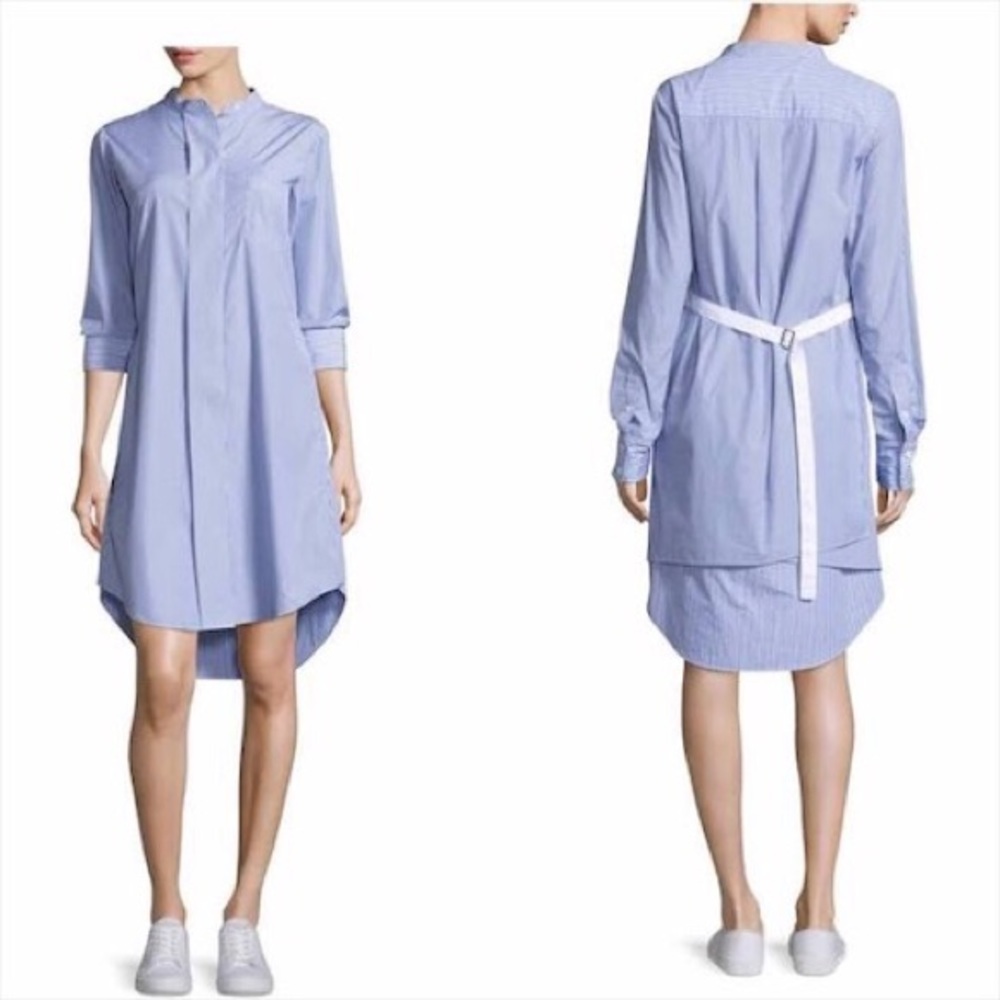 Theory Striped Shirtdress